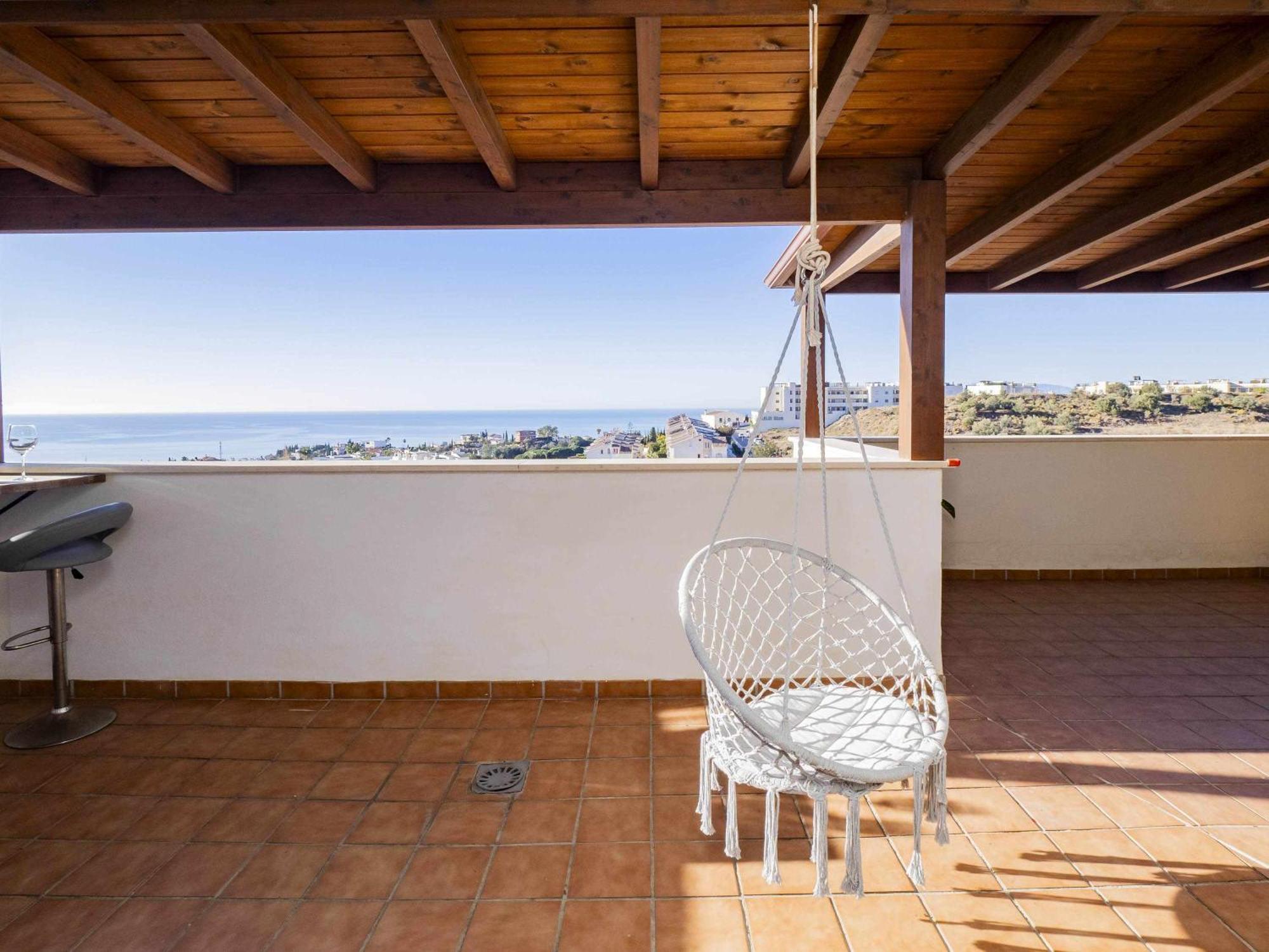 Atico Con Vistas Al Mar Piscina Y Parking Lejlighed Málaga Eksteriør billede