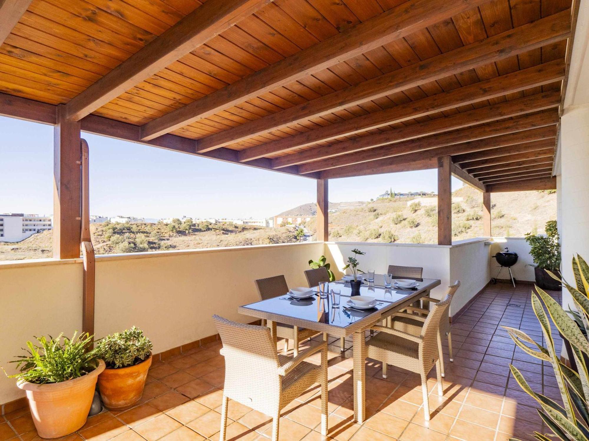 Atico Con Vistas Al Mar Piscina Y Parking Lejlighed Málaga Eksteriør billede